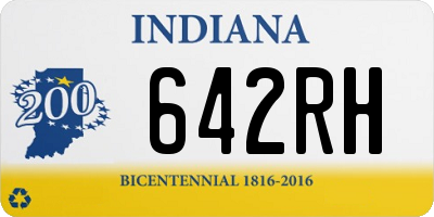 IN license plate 642RH