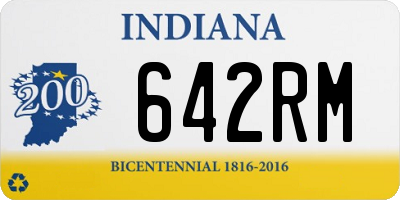 IN license plate 642RM