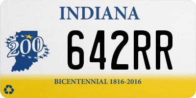 IN license plate 642RR
