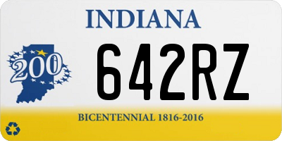 IN license plate 642RZ