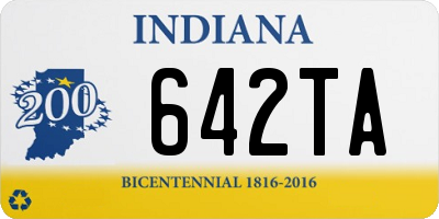 IN license plate 642TA