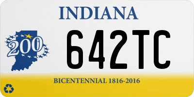 IN license plate 642TC