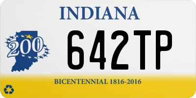 IN license plate 642TP