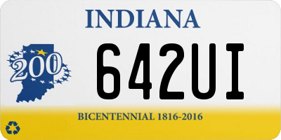 IN license plate 642UI