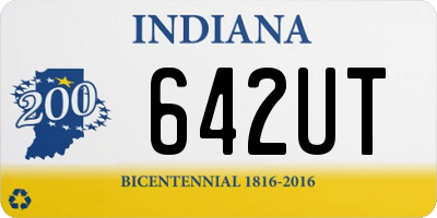 IN license plate 642UT