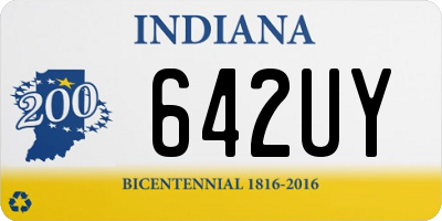 IN license plate 642UY