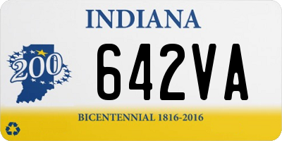 IN license plate 642VA