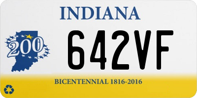IN license plate 642VF