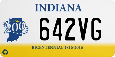 IN license plate 642VG