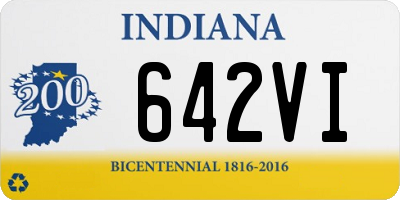 IN license plate 642VI