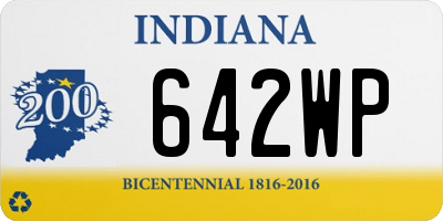 IN license plate 642WP