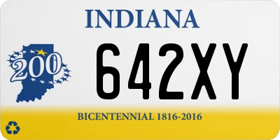 IN license plate 642XY