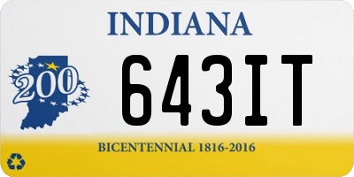 IN license plate 643IT