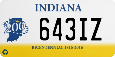 IN license plate 643IZ