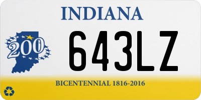 IN license plate 643LZ