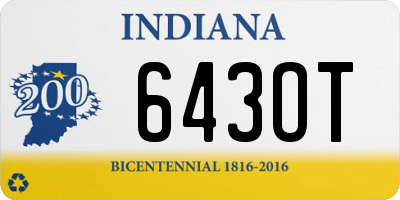 IN license plate 643OT