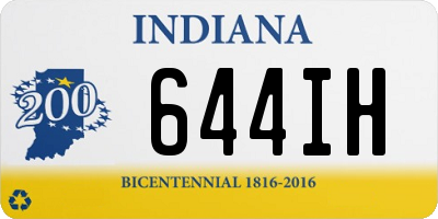 IN license plate 644IH