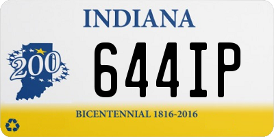 IN license plate 644IP