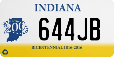 IN license plate 644JB