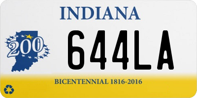 IN license plate 644LA