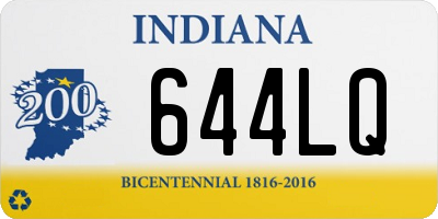 IN license plate 644LQ