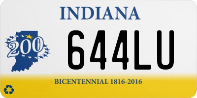 IN license plate 644LU