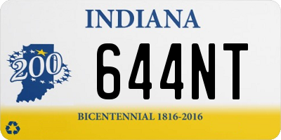 IN license plate 644NT