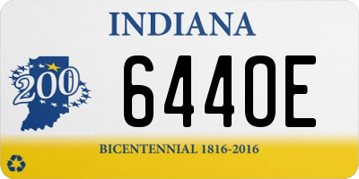 IN license plate 644OE