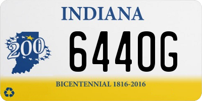 IN license plate 644OG