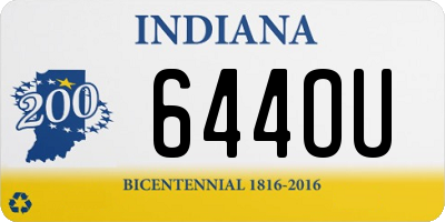 IN license plate 644OU