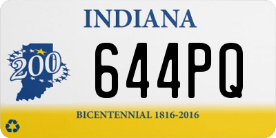 IN license plate 644PQ