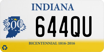 IN license plate 644QU