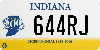 IN license plate 644RJ