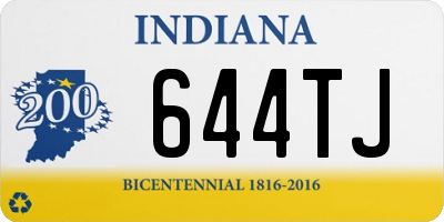 IN license plate 644TJ