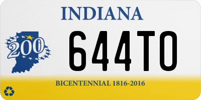 IN license plate 644TO