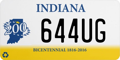 IN license plate 644UG