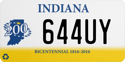 IN license plate 644UY