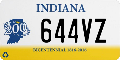 IN license plate 644VZ