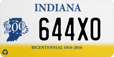 IN license plate 644XO