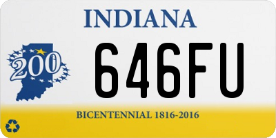 IN license plate 646FU