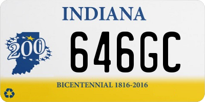 IN license plate 646GC