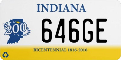 IN license plate 646GE