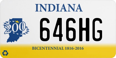 IN license plate 646HG