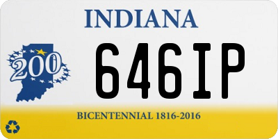 IN license plate 646IP