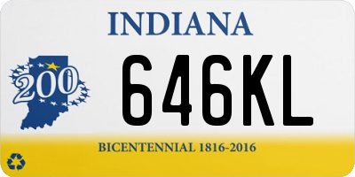 IN license plate 646KL