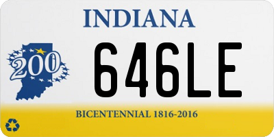 IN license plate 646LE