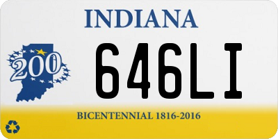 IN license plate 646LI