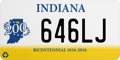 IN license plate 646LJ