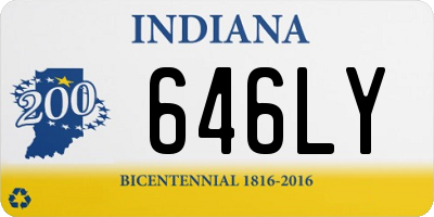 IN license plate 646LY
