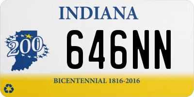 IN license plate 646NN